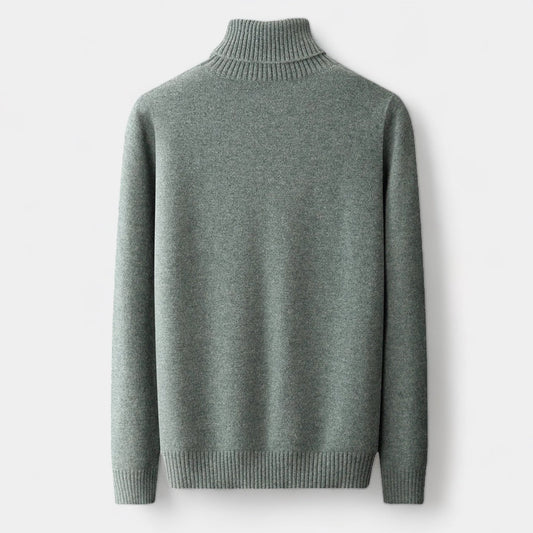 OLD MONEY Merino Wool Turtleneck Sweater