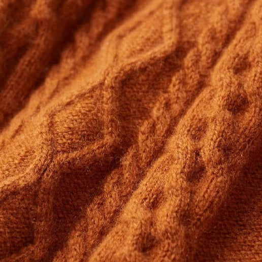 OLD MONEY Merino Wool Knitted Turtleneck Sweater