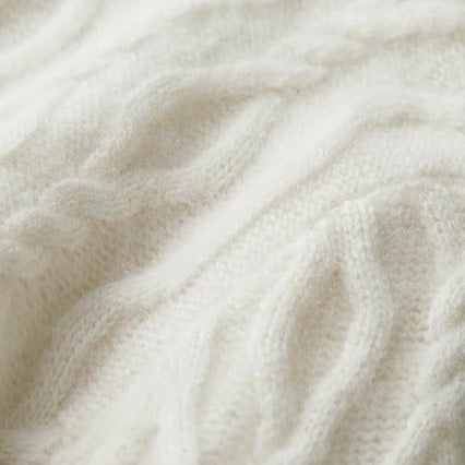 OLD MONEY Merino Wool Round Neck Knitted Sweater