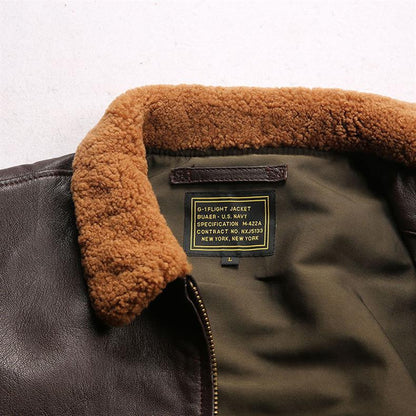 OLD MONEY Leather Coat