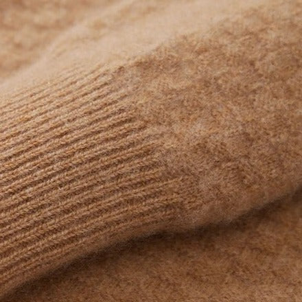 OLD MONEY Merino Wool Checkered Sweater