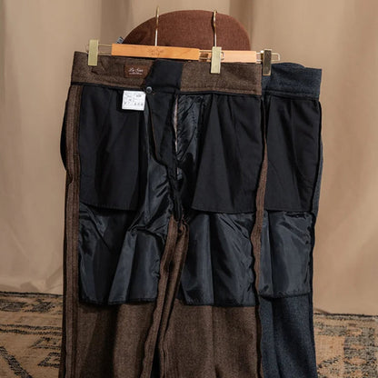OLD MONEY Extended Tab Wool Trousers
