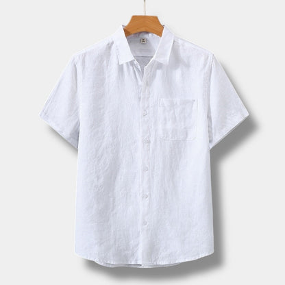 OLD MONEY LINEN SHORT SLEEVE SHIRT