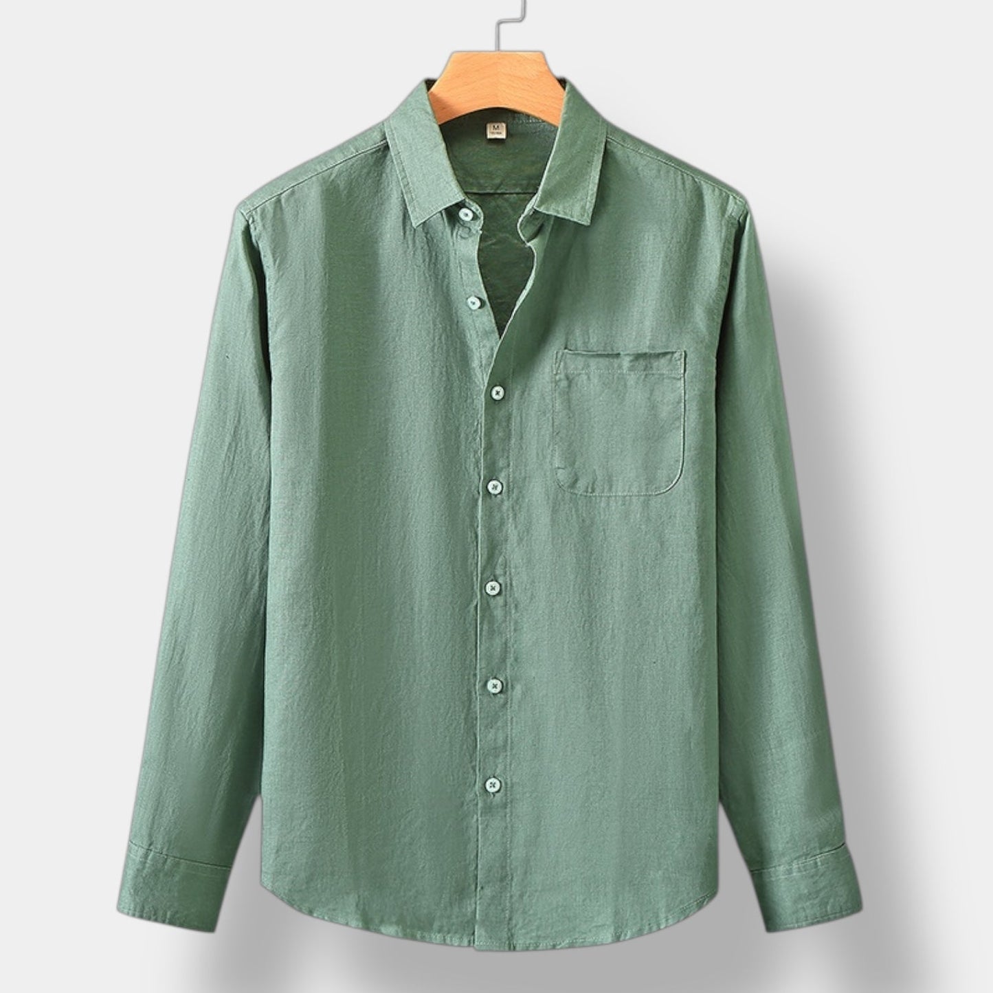 OLD MONEY LINEN LONG SLEEVE SHIRT