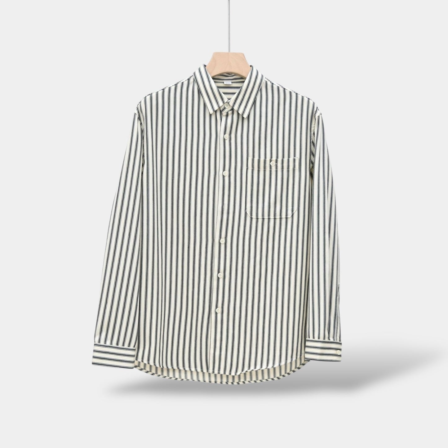 OLD MONEY Striped Long Sleeve Shirt