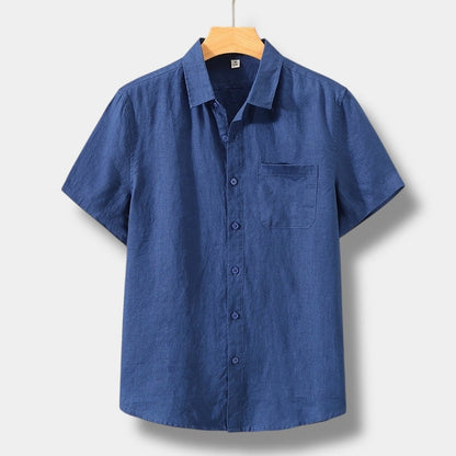 OLD MONEY LINEN SHORT SLEEVE SHIRT