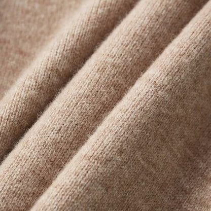 OLD MONEY Merino Wool Quarter-Zip Sweater