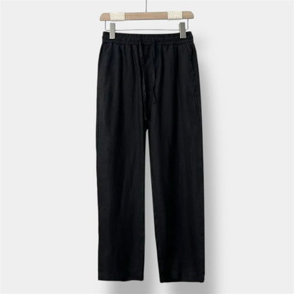 OLD MONEY Straight Fit Linen Pant