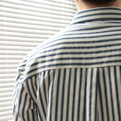 OLD MONEY Striped Long Sleeve Shirt