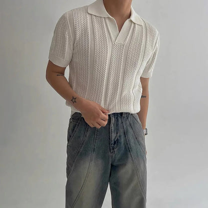 OLD MONEY Knitted Polo