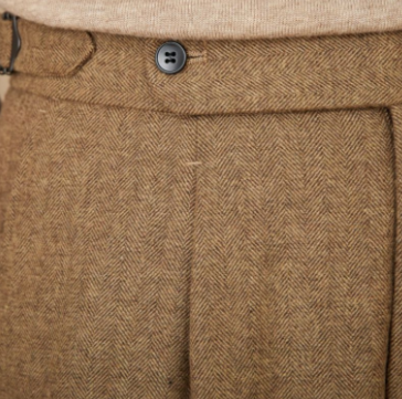 OLD MONEY Pleated Wool Trousers